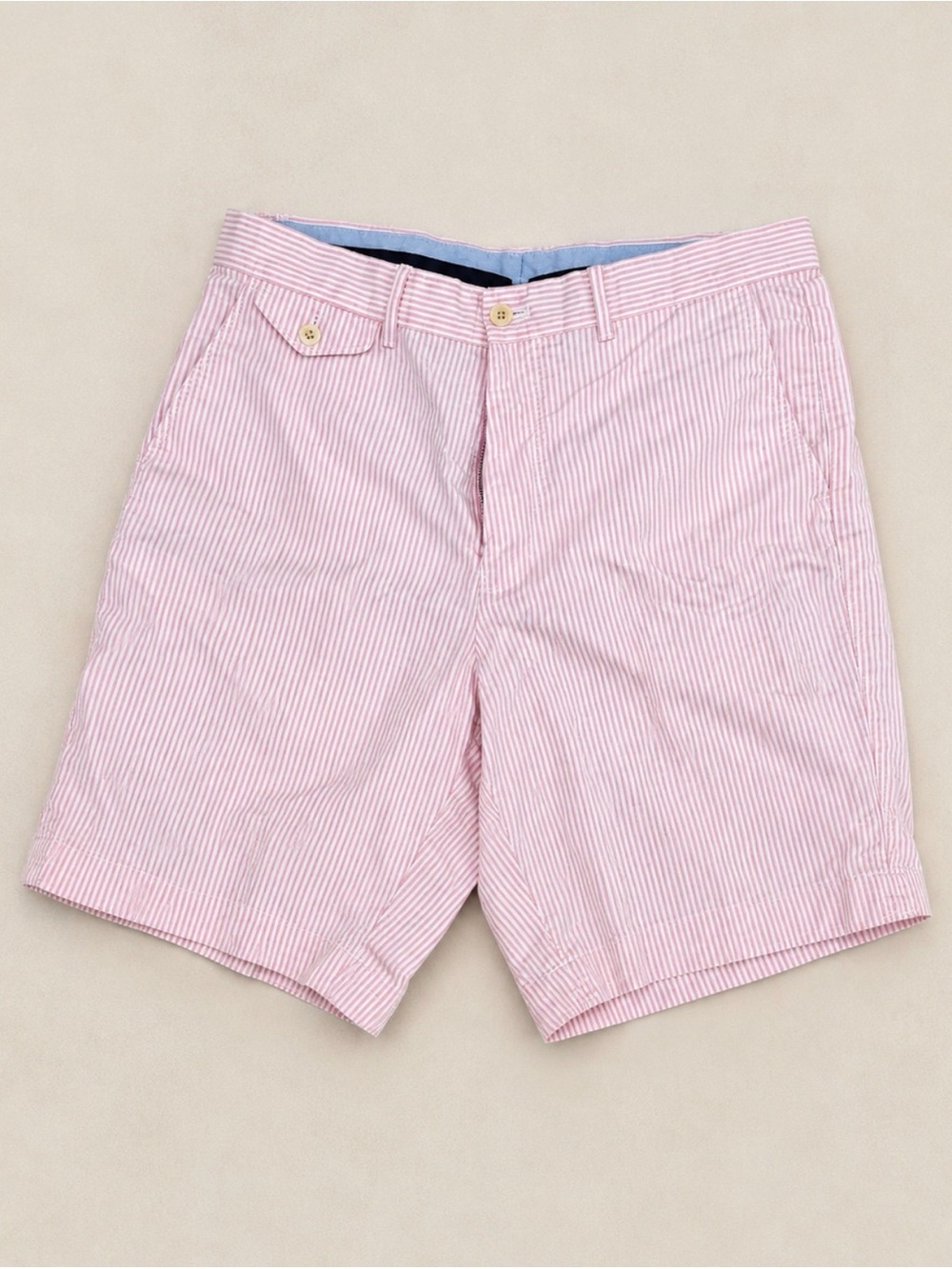 Ralph Lauren Polo Men's Pink Seersucker Shorts